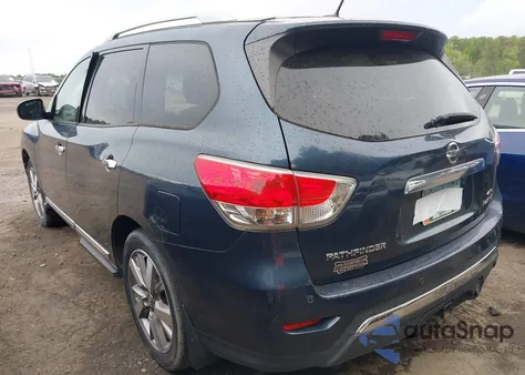 2014 Nissan Pathfinder Platinum from USA, damaged, VIN 5N1AR2MM2EC605206